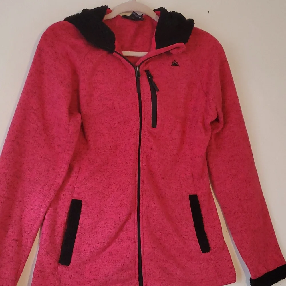Snozu Performance Pink Zipup Outdoor Coat Jacket Women Hoodie‎ Size Medium